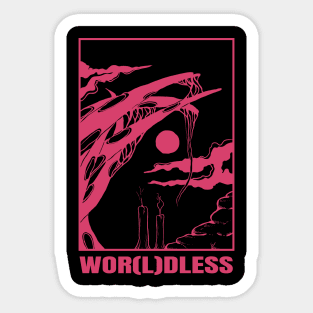 Wor(l)dless Sticker